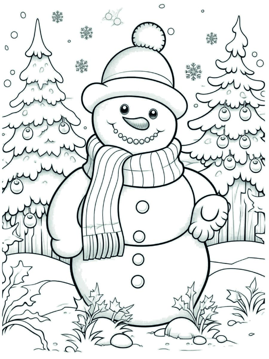 40 Snowman Coloring Pages For Kids And Adults - winsumart.com